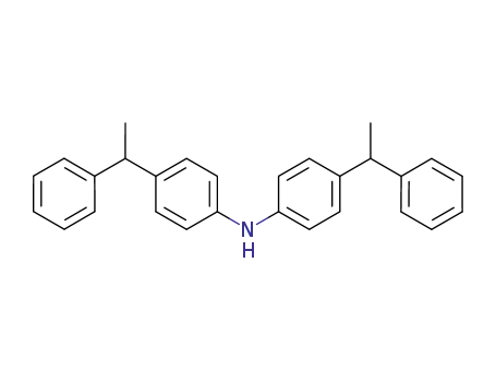 Molecular Structure of 75422-59-2 (4,4`-di(a-methylbenzyl)diphenylamine)