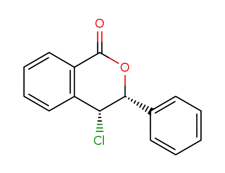 Molecular Structure of 100954-88-9 ((+/?)-trans-4-chloro-3-phenylisochroman-1-one)