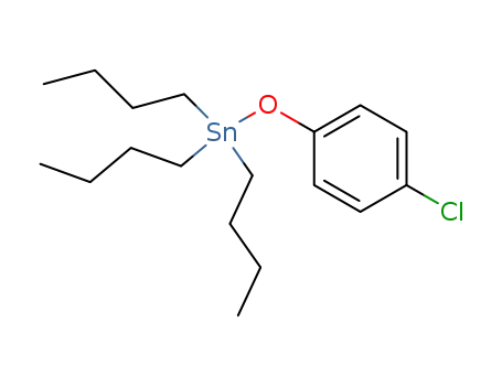Molecular Structure of 34713-14-9 (Stannane, tributyl(4-chlorophenoxy)-)