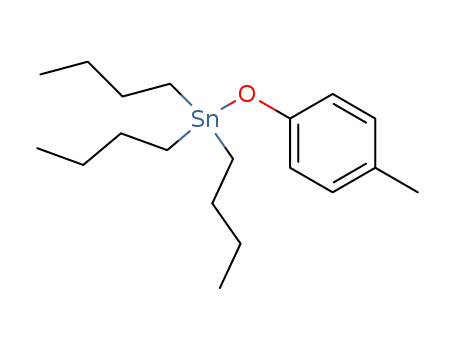 Molecular Structure of 34713-16-1 (Stannane, tributyl(4-methylphenoxy)-)
