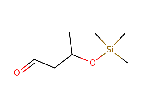 Molecular Structure of 95764-57-1 (Butanal, 3-[(trimethylsilyl)oxy]-)