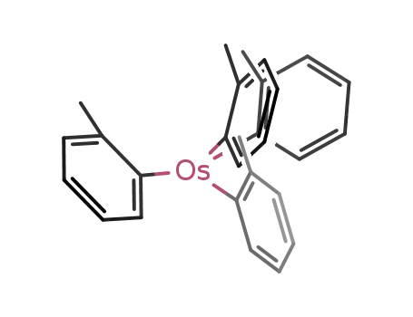 Molecular Structure of 101191-32-6 (tetrakis(2-methylphenyl)osmium(IV))