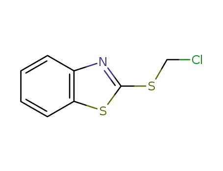 Molecular Structure of 28908-00-1 (2-[(chloromethyl)thio]benzothiazole)