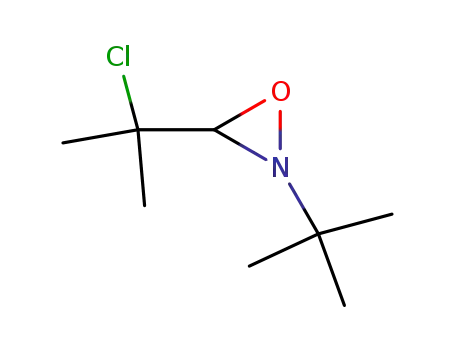 Molecular Structure of 144395-91-5 (Oxaziridine, 3-(1-chloro-1-methylethyl)-2-(1,1-dimethylethyl)-)