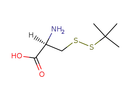 Molecular Structure of 30044-51-0 (S-tert-Butylmercapto-L-cysteine)
