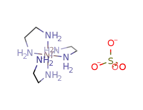 Molecular Structure of 15304-51-5 (Tris(ethylenediamine)nickel(II) sulfate)