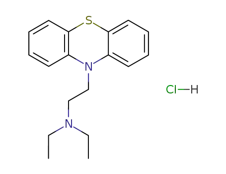 Molecular Structure of 341-70-8 (diethazine hydrochloride)