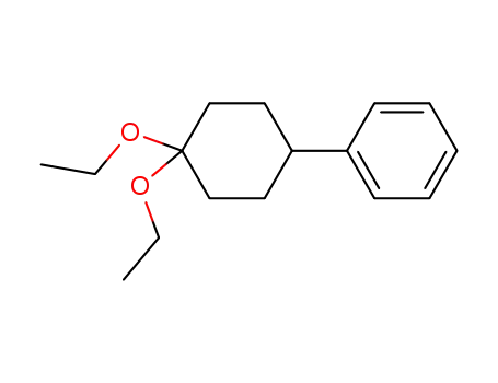 Benzene, (4,4-diethoxycyclohexyl)-