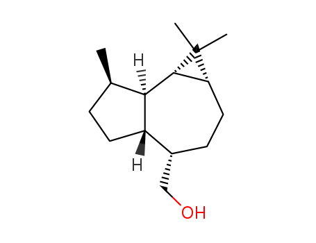 Molecular Structure of 175985-50-9 (((1aR,4S,4aR,7R,7aR,7bS)-1,1,7-trimethyldecahydro-1H-cyclopropa[e]azulen-4-yl)methanol)