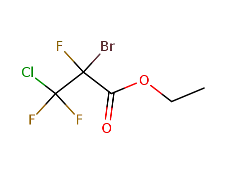 Aethyl-2-brom-3-chlor-trifluorpropionat