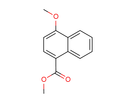 Molecular Structure of 13041-64-0 (methyl 4-methoxy-1-naphthoate)