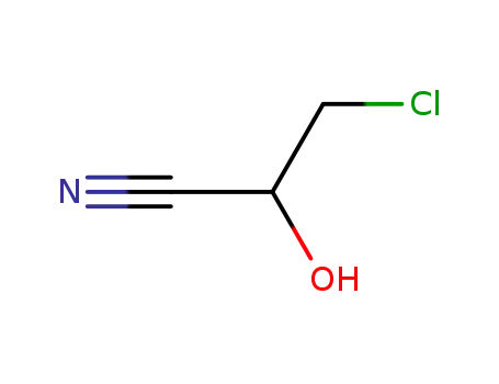 Molecular Structure of 33965-80-9 (3-chloro-2-hydroxypropiononitrile)