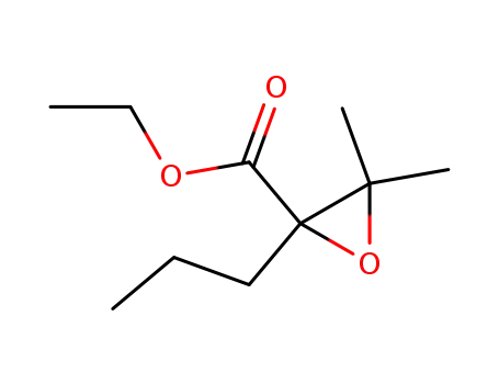 Molecular Structure of 5445-27-2 (ethyl 3,3-dimethyl-2-propyloxirane-2-carboxylate)
