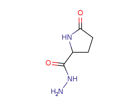 Molecular Structure of 94135-34-9 (5-Oxo-DL-prolinohydrazide)