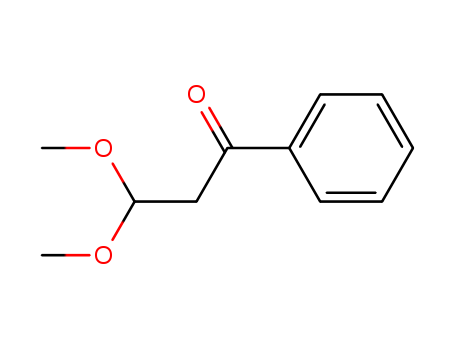 Molecular Structure of 13788-90-4 (1-Propanone, 3,3-dimethoxy-1-phenyl-)