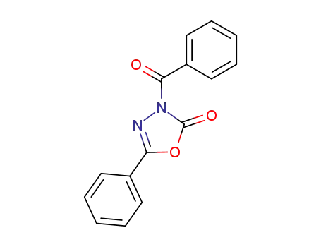 1,3,4-Oxadiazol-2(3H)-one, 3-benzoyl-5-phenyl-
