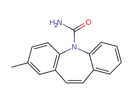 Molecular Structure of 70401-32-0 (2-METHYL-5H-DIBENZ[B,F]AZEPINE-5-CARBOXAMIDE)