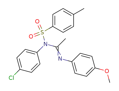 N<sup>1</sup>-Tosyl-N<sup>1</sup>-(p-chlorophenyl)-N<sup>2</sup>-(p-methoxyphenyl)acetamidine