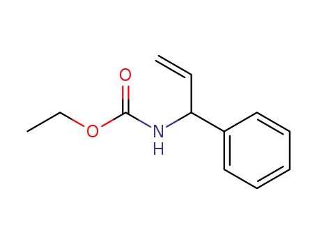 Molecular Structure of 95964-32-2 (Carbamic acid, (1-phenyl-2-propenyl)-, ethyl ester)