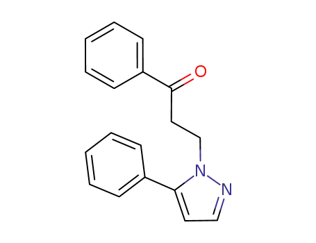 1-phenyl-3-(5-phenyl-pyrazol-1-yl)-propan-1-one