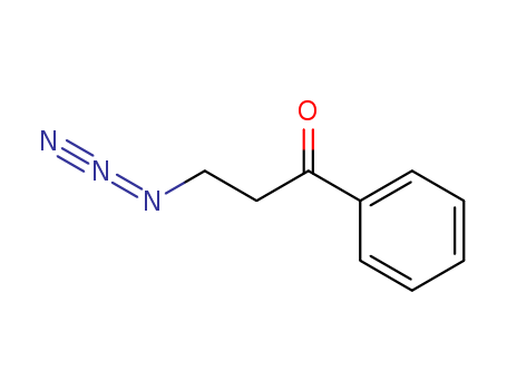Molecular Structure of 113986-29-1 (1-Propanone, 3-azido-1-phenyl-)