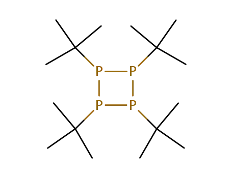 Molecular Structure of 5995-07-3 (tetra-tert-butyltetraphosphetane)
