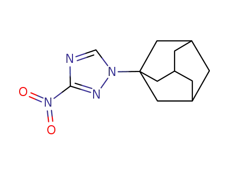 Molecular Structure of 147917-48-4 (1-(1-adamantyl)-3-nitro-1H-1,2,4-triazole)