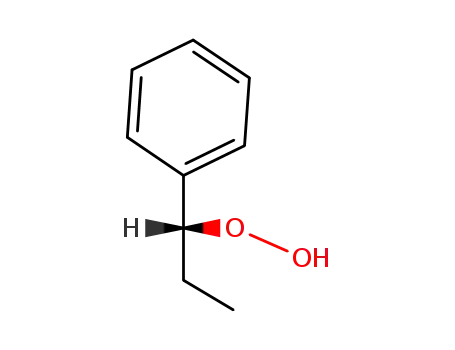 Molecular Structure of 190506-77-5 (Hydroperoxide, (1R)-1-phenylpropyl)