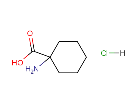 Molecular Structure of 39692-17-6 (1-AMINO-1-CYCLOHEXANECARBOXYLIC ACID HYDROCHLORIDE)