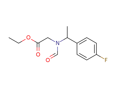 rac-N-[(R*)-1-(4-フルオロフェニル)エチル]-N-ホルミルグリシンエチル