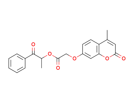 1-oxo-1-phenylpropan-2-yl 2-(4-methylcoumarin-7-yloxy)acetate