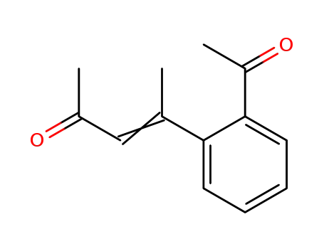 Molecular Structure of 92011-67-1 (3-Penten-2-one, 4-(2-acetylphenyl)-)