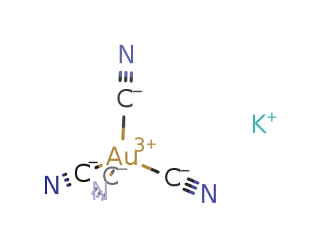 Potassium tetrakis(cyano-C)aurate