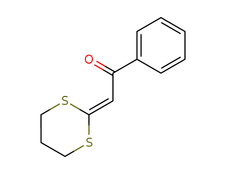 Molecular Structure of 19607-10-4 (2-(1,3-dithian-2-ylidene)-1-phenylethanone)