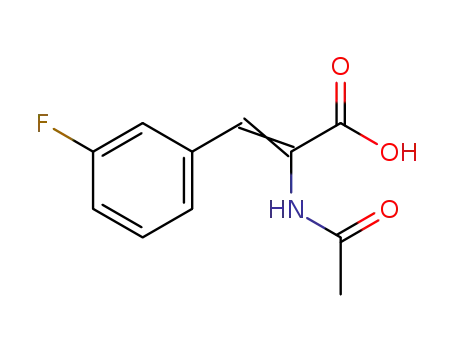 2-Propenoic acid, 2-(acetylamino)-3-(3-fluorophenyl)-
