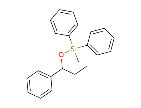 Molecular Structure of 60632-85-1 (1-phenylpropan-1-yl diphenylmethylsilyl ether)