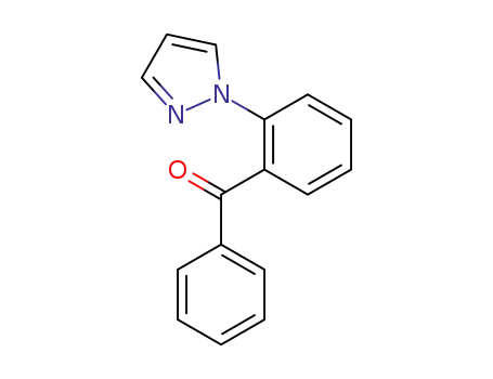 Molecular Structure of 55317-39-0 (Methanone, phenyl[2-(1H-pyrazol-1-yl)phenyl]-)