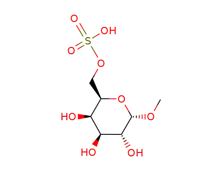 Molecular Structure of 117858-45-4 (methyl α-galactopyranoside 6-sulfate)