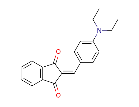 Molecular Structure of 34200-53-8 (2-[[4-(diethylamino)phenyl]methylene]-1H-indene-1,3(2H)-dione)