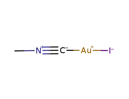 Molecular Structure of 181263-55-8 (Gold, iodo(isocyanomethane)-)