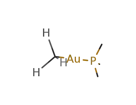 Molecular Structure of 32407-79-7 (carbanide; gold(+1) cation; trimethylphosphanium)