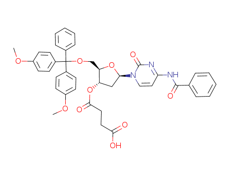 5'-O-(4,4'-DIMETHOXYTRITYL)-N4-BENZOYL-2'-DEOXYCYTIDINE-3'-O-SUCCINIC ACID