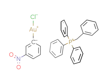 [BzPh<sub>3</sub>P][Au(m-nitrophenyl)Cl]