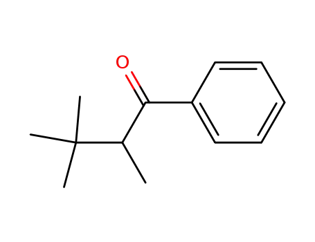 Molecular Structure of 57847-43-5 (1-Butanone, 2,3,3-trimethyl-1-phenyl-)