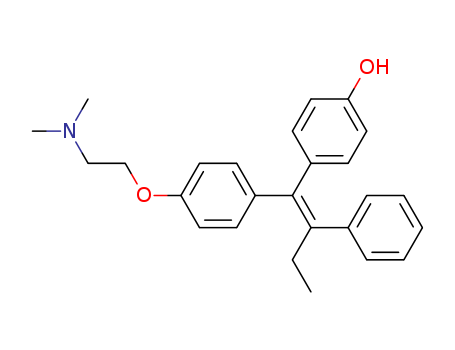 Phenol,
4-[(1E)-1-[4-[2-(dimethylamino)ethoxy]phenyl]-2-phenyl-1-butenyl]-