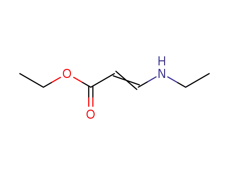 Molecular Structure of 55330-56-8 (beta-Ethylaminoacrylic acid ethylester)