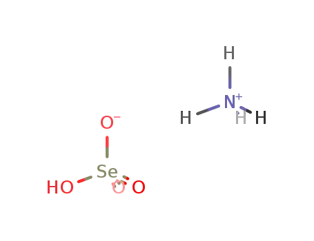 Molecular Structure of 10294-60-7 (Selenic acid, monoammonium salt)
