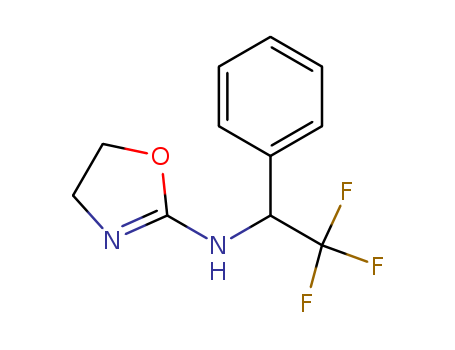 2-Oxazolamine,4,5-dihydro-N-(2,2,2-trifluoro-1-phenylethyl)-, (-)-