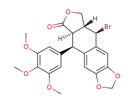 Molecular Structure of 106636-74-2 (1α-bromo-desoxypodophyllotoxin)