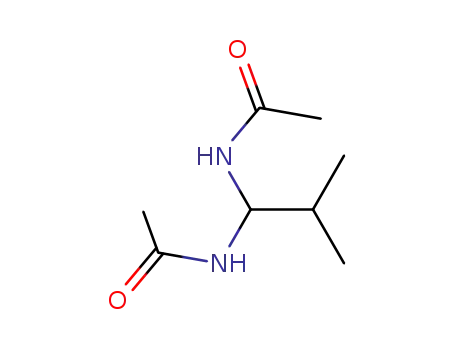Molecular Structure of 6907-65-9 (Acetamide, N,N'-(2-methylpropylidene)bis-)